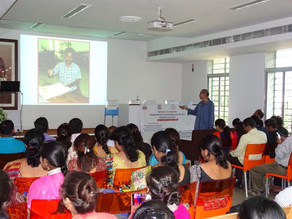 ENVIS Training course on Herbarium Techniques and Plant Nomenclature 22nd - 23rd February 2018