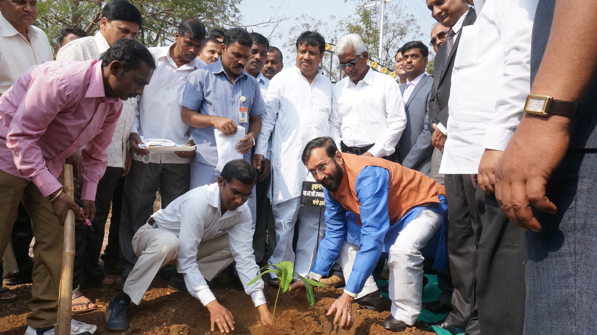 Inauguration of Lead Botanical Garden at Shivaji University Kolhapur on 15th January, 2016