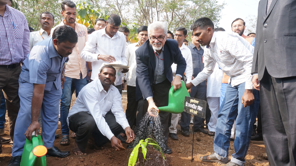 Inauguration of Lead Botanical Garden at Shivaji University Kolhapur on 15th January, 2016