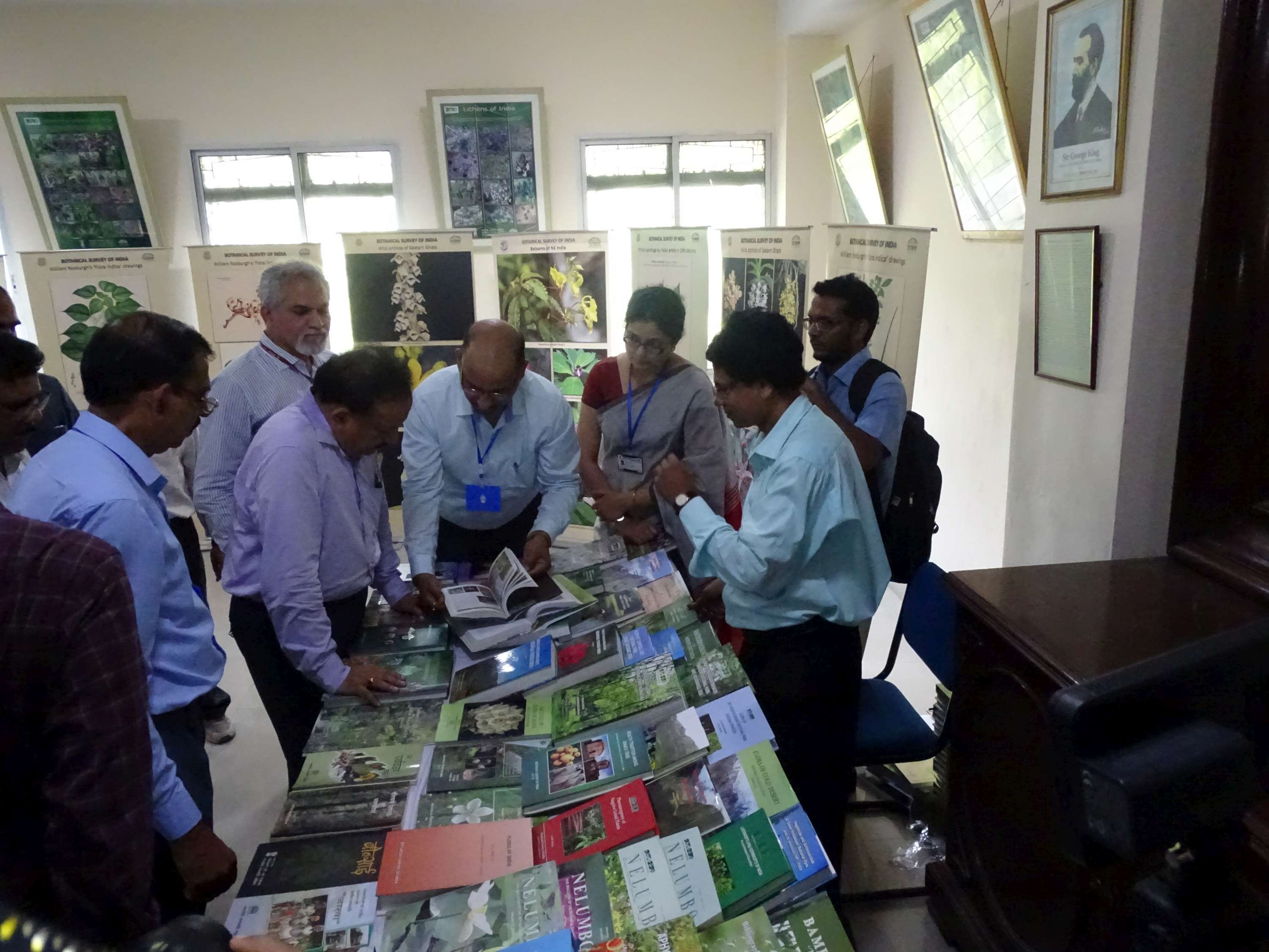 Visit of Dr. Harsh Vardhan,Union Minister at Central National Herbarium, Howrah 