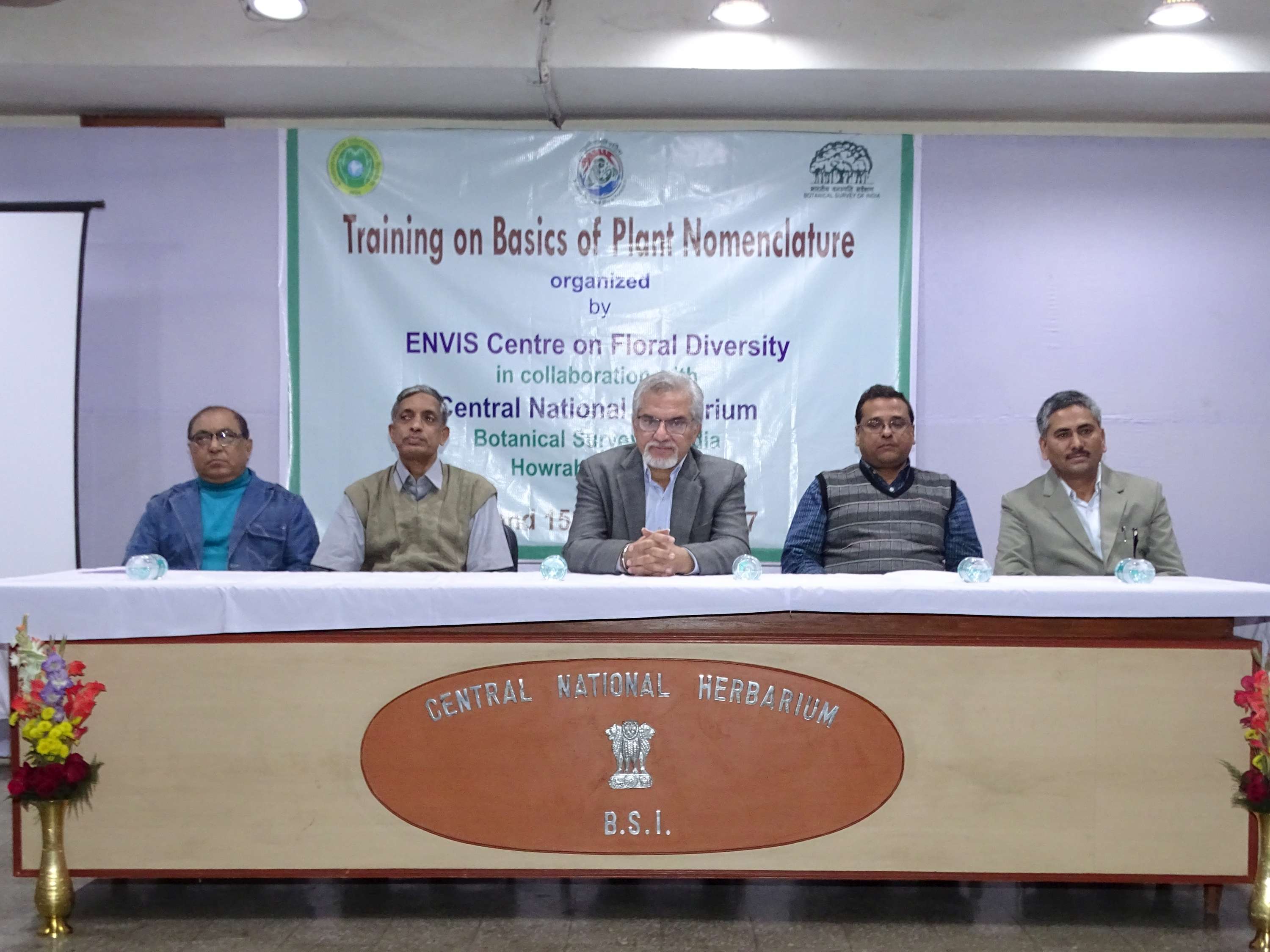 ENVIS Training course on Basics of Plant Nomenclature 14th-15th Jan 2017