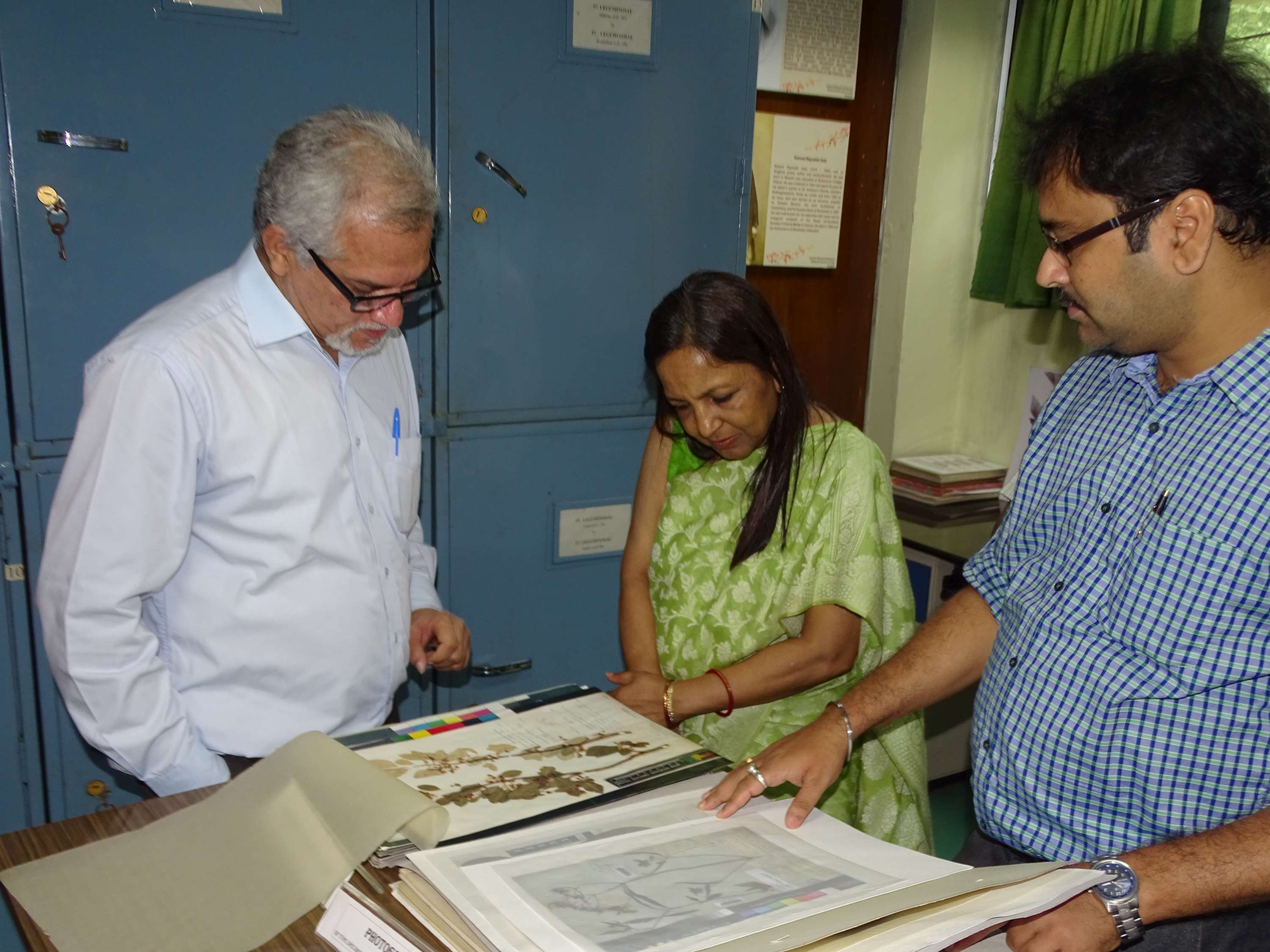 Viewing of Type specimens at Type – I by Addl. Secretary