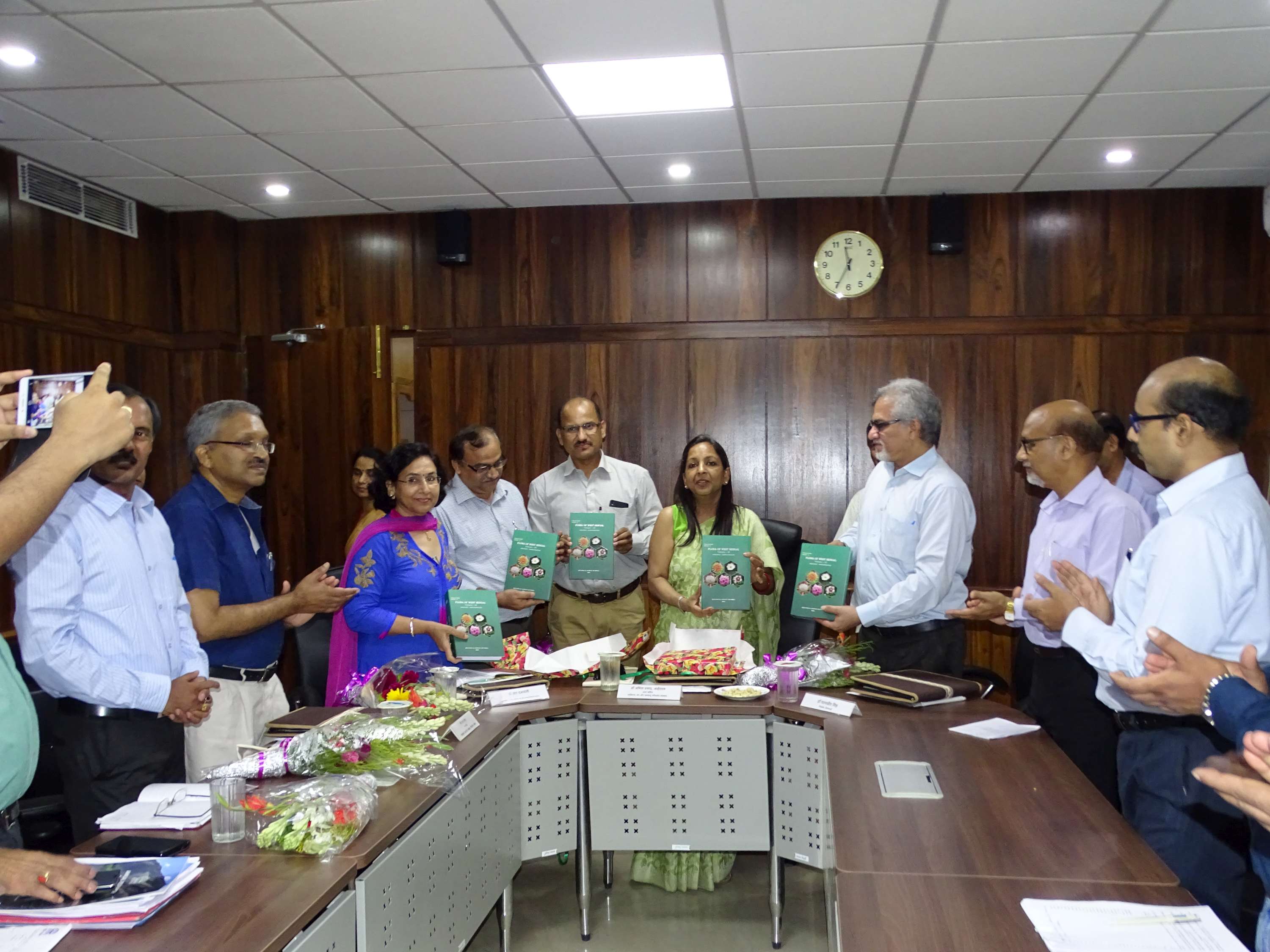 Releasing of Flora of West Bengal vol. 3 by Addl. Secretary