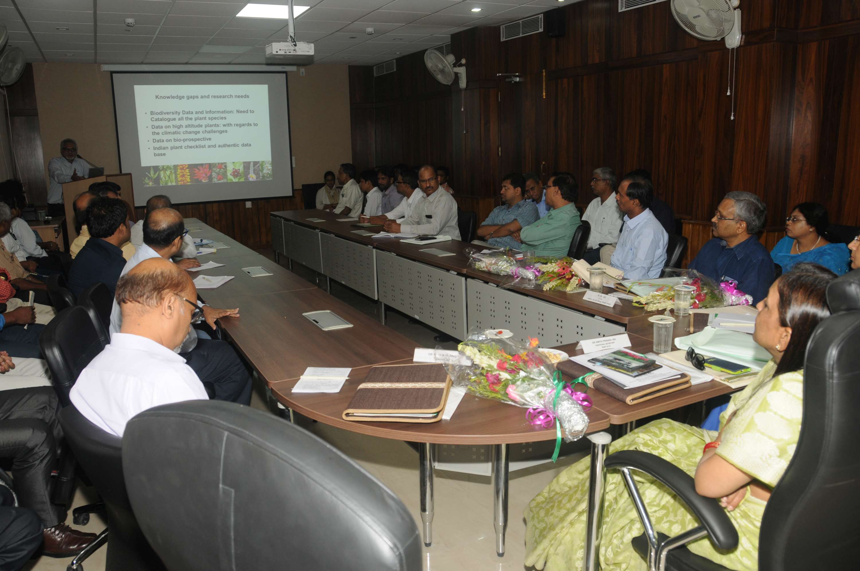 Reviewing of BSI work by Addl. Secretary at CNH committee room