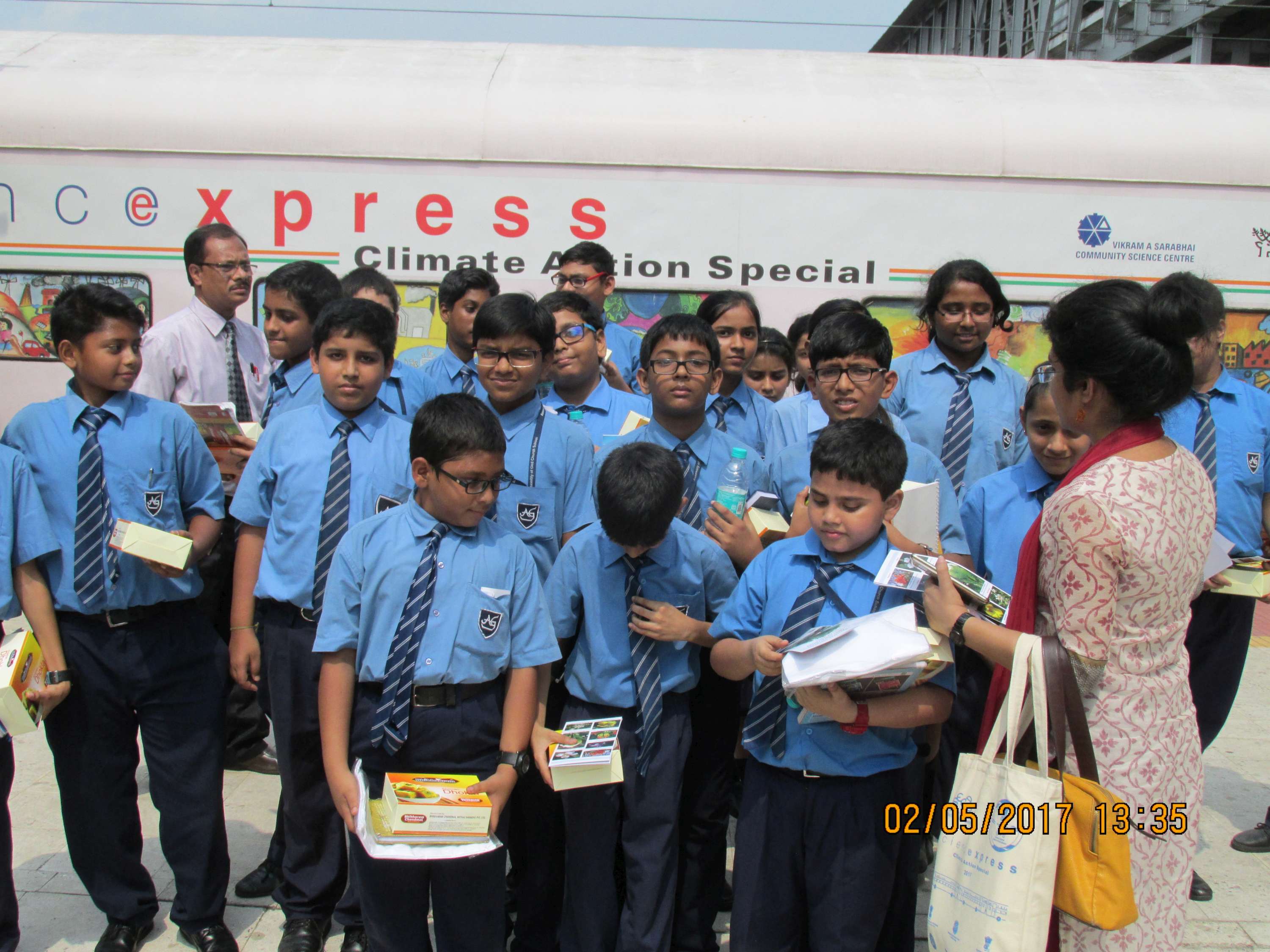 Science Express Climate Action Special (SECAS) Train 2017