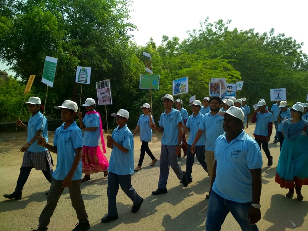 Awareness rally to combat plastic pollution 