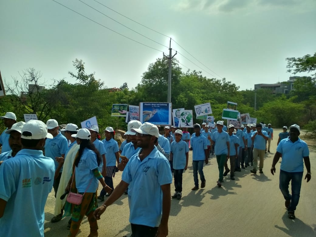 Awareness rally to combat plastic pollution
