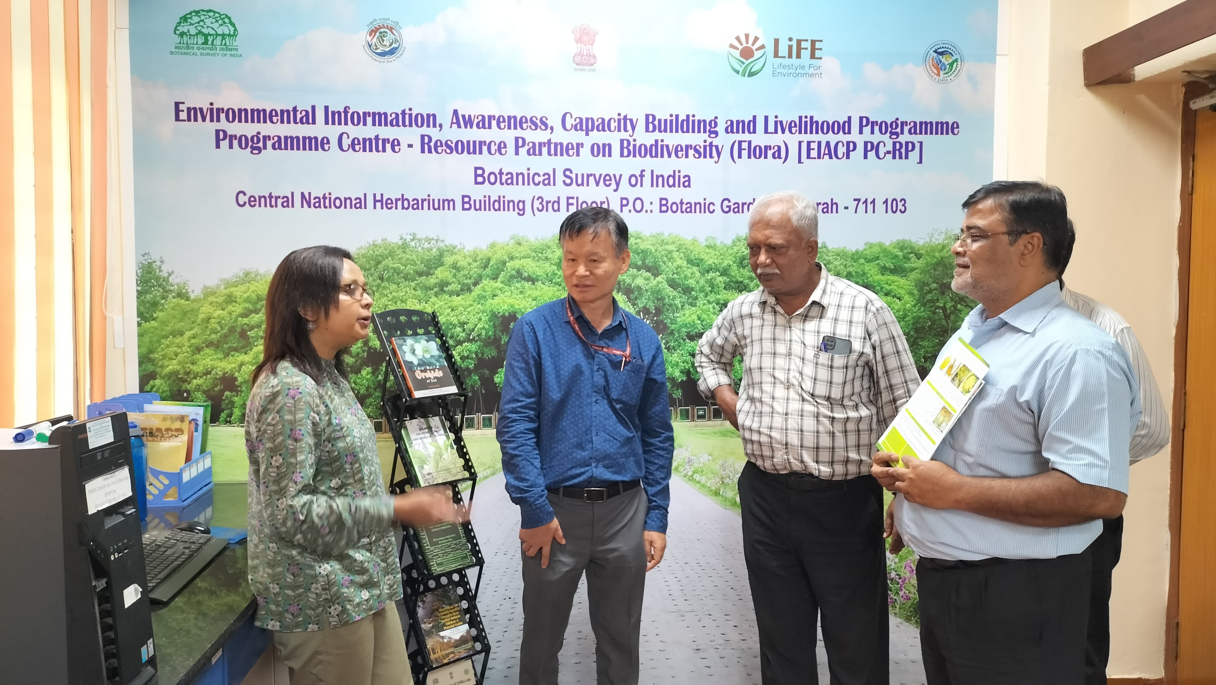 Visit of Joint Secretary, MOEF & CC  at EIACP-BSI