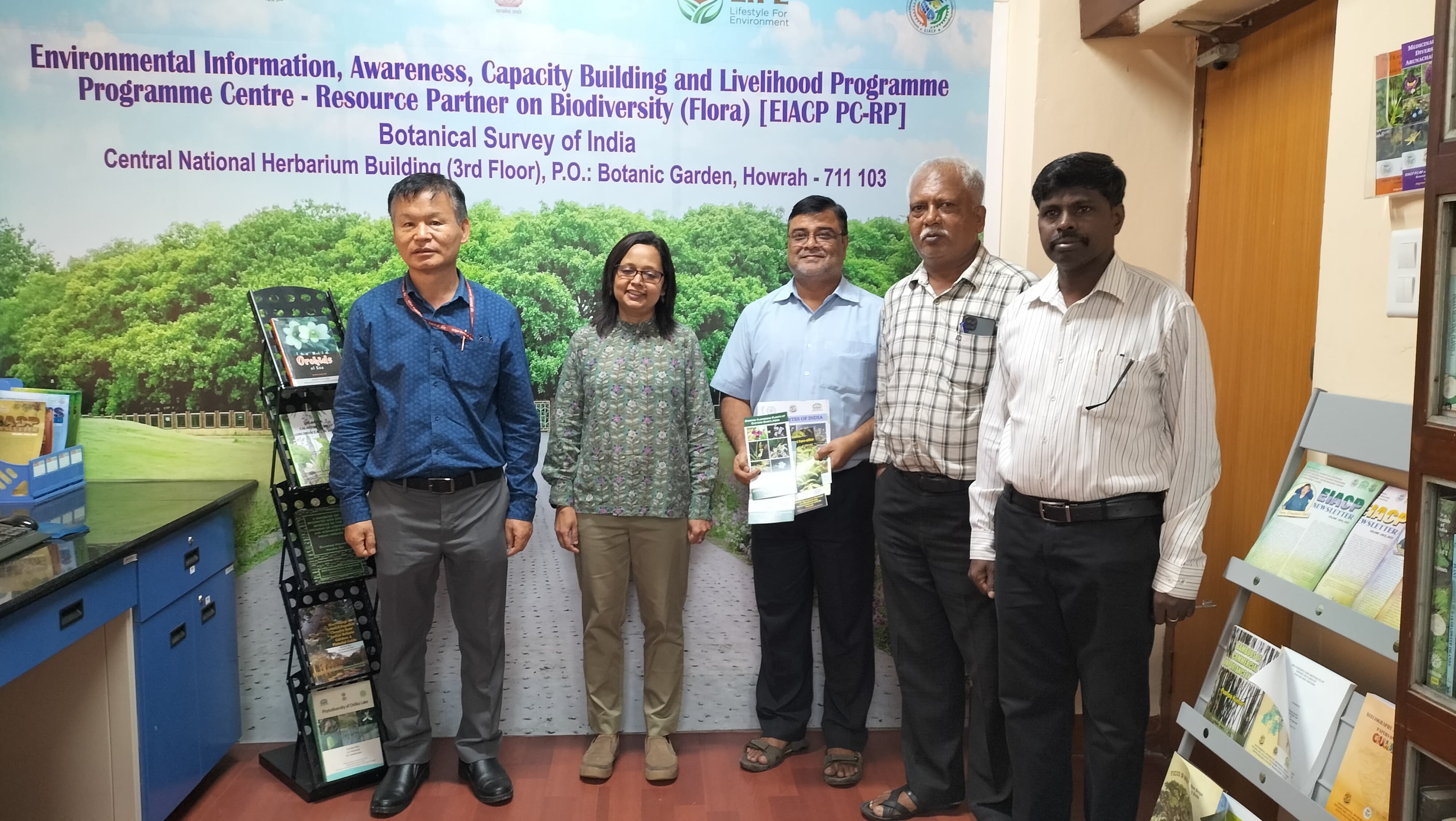 Visit of Joint Secretary, MOEF & CC  at EIACP-BSI