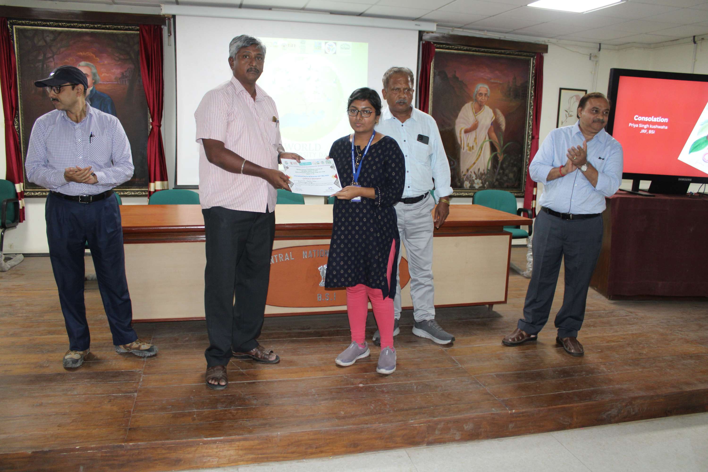 Awarded Mementos and certificates