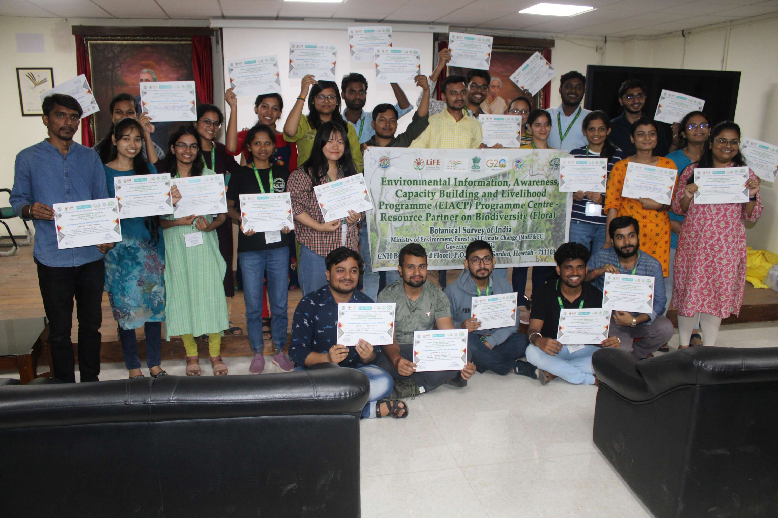 Certificates distributed